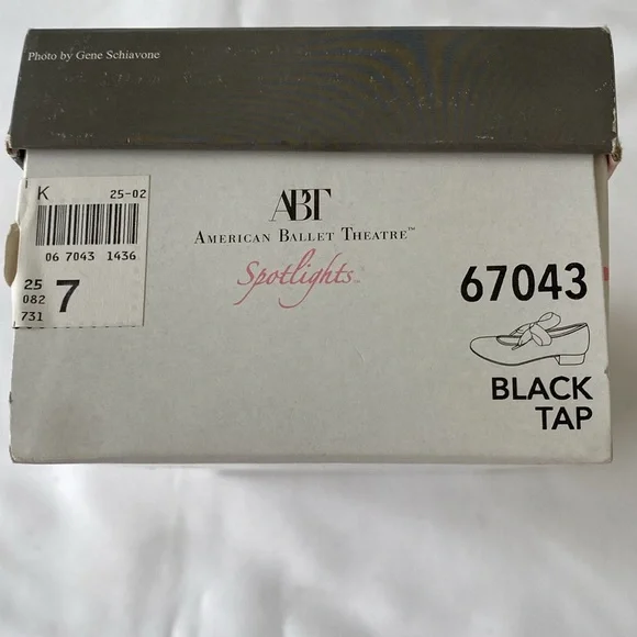 ABT Spotlights Ballet Tap Shoes Child Size 7 - Picture 8 of 10